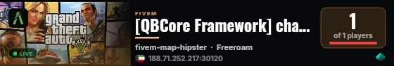 [QBCore Framework] change-me live status badge
