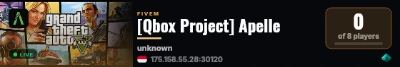 [Qbox Project] Apelle live status badge