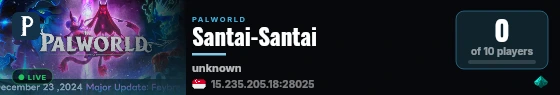 Santai-Santai live status badge