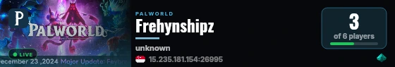 Frehynshipz live status badge