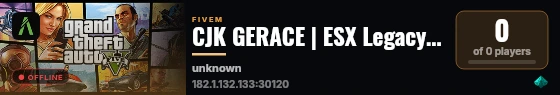 CJK GERACE | ESX Legacy Server live status badge