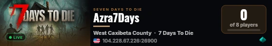 Azra7Days live status badge