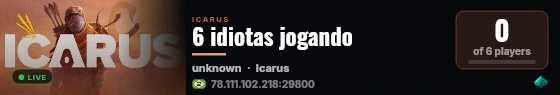 6 idiotas jogando live status badge