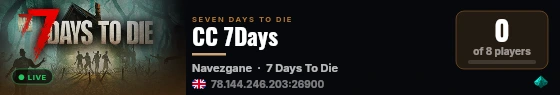 CC 7Days live status badge