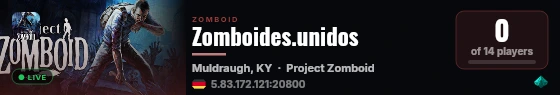 Zomboides.unidos live status badge