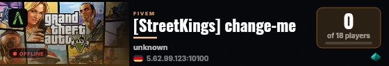 [StreetKings] change-me live status badge