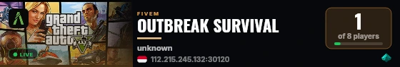 OUTBREAK SURVIVAL live status badge