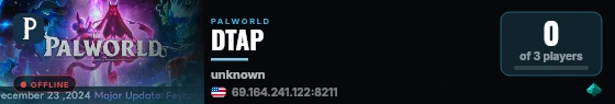 DTAP live status badge