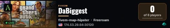 DaBiggest live status badge