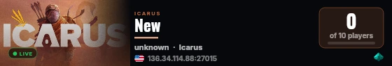 New live status badge