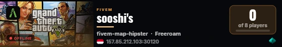 sooshi's live status badge