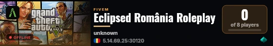 Eclipsed România Roleplay live status badge