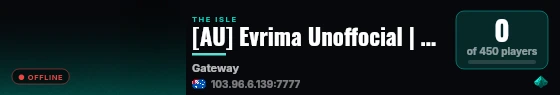 [AU] Evrima Unoffocial | 3x Growth | AI | Work In Progress live status badge