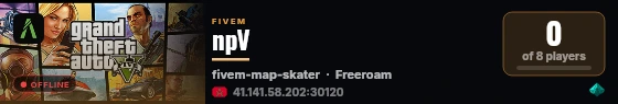 npV live status badge