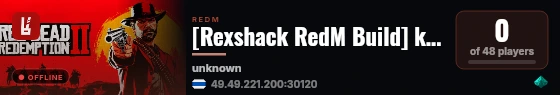 [Rexshack RedM Build] kunpan live status badge