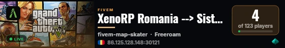 XenoRP Romania --> Sistem Referral live status badge