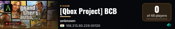 [Qbox Project] BCB live status badge
