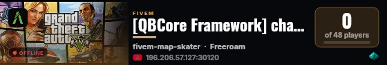 [QBCore Framework] change-me live status badge