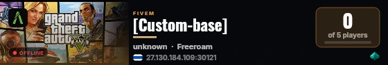 [Custom-base] live status badge
