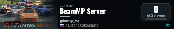 BeamMP Server live status badge