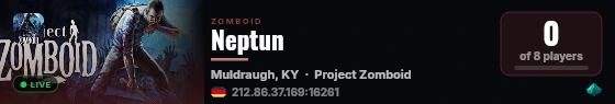 Neptun live status badge