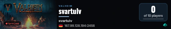 svartulv live status badge