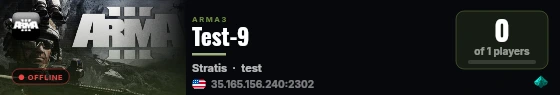Test-9 live status badge