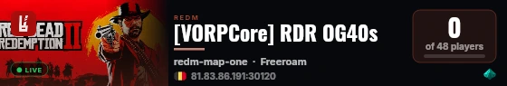 [VORPCore] RDR OG40s live status badge