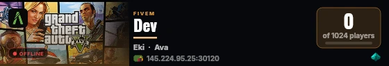 Dev live status badge
