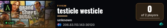 testicle westicle live status badge