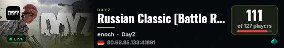 Russian Classic [Battle Royale] [Dr. MAX] live status badge