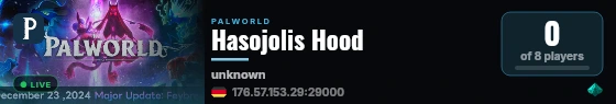 Hasojolis Hood live status badge