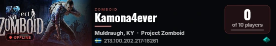 Kamona4ever live status badge