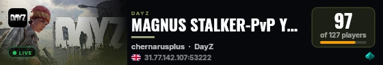Zapovednik | PvP | BAZA live status badge
