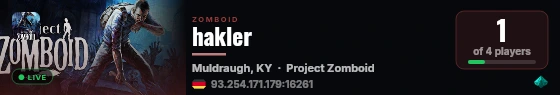 hakler live status badge