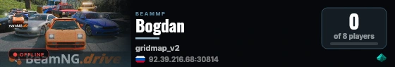 Bogdan live status badge