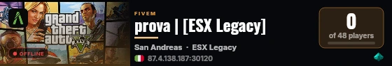 prova | [ESX Legacy] live status badge