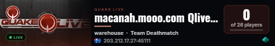 macanah.mooo.com Qlive tdm live status badge