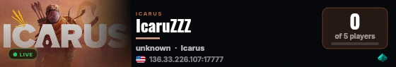 IcaruZZZ live status badge