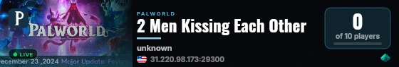 2 Men Kissing Each Other live status badge