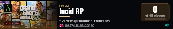 lucid RP live status badge