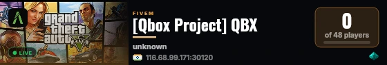 [Qbox Project] QBX live status badge