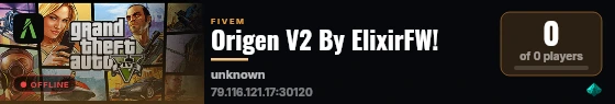 Origen V2 By ElixirFW! live status badge