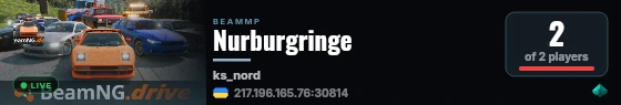 Nurburgringe live status badge