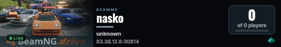 nasko live status badge