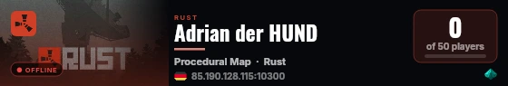 Adrian der HUND live status badge