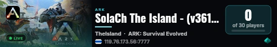 SolaCh The Island - (v361.7) live status badge