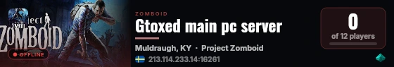 Gtoxed main pc server live status badge