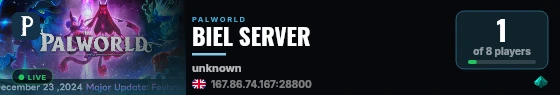 BIEL SERVER live status badge