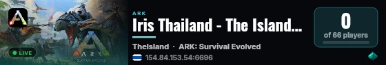 Iris Thailand - The Island - PvPvE X10 MOD - (v361.7) live status badge